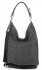 Bőr táska shopper bag Genuine Leather szürke G100