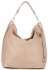 Bőr táska shopper bag Vittoria Gotti bézs V8047