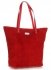 Bőr táska shopper bag Vittoria Gotti piros V915
