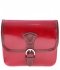 Bőr táska levéltáska Vera Pelle piros 207