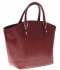 Bőr táska shopper bag Genuine Leather barna 11A