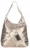 Bőr táska shopper bag Vittoria Gotti arany V5012