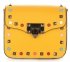Bőr táska levéltáska Vera Pelle sárga 17