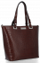 Bőr táska klasszikus Vittoria Gotti barna V2395