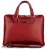 Bőr táska aktatáska Vittoria Gotti piros V971