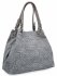 Bőr táska shopper bag Vittoria Gotti világosszürke 5566-Sjsz
