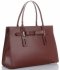 Bőr táska kuffer Vittoria Gotti barna V3332
