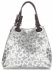 Bőr táska shopper bag Vittoria Gotti ezüst V2053