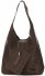 Bőr táska shopper bag Vittoria Gotti csokoládé V8804