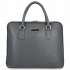 Bőr táska aktatáska Vittoria Gotti szürke V556052