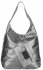 Bőr táska shopper bag Vittoria Gotti acél V5012