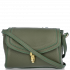 Bőr táska levéltáska Vittoria Gotti zöld V528058