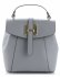 Bőr táska hátitáska Vittoria Gotti szürke V3199