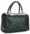 Bőr táska kuffer Genuine Leather palackzöld 214E