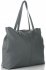 Bőr táska shopper bag Vittoria Gotti szürke V5705