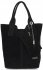 Bőr táska shopper bag Vittoria Gotti fekete V5190