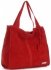 Bőr táska shopper bag Vittoria Gotti piros V501