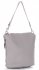 Bőr táska levéltáska Vittoria Gotti világosszürke VT4