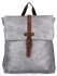 Duży Plecak Damski w stylu Vintage firmy Herisson 1502A512 Ciemno Srebrny