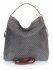 Torebka skórzana uniwersalna i na Co dzień Szara