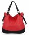 Uniwersalna Torebka Damska XL firmy Hernan HB982 Czerwona