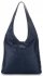 VITTORIA GOTTI Uniwersalna Torebka Skórzana ShopperBag Niebieska - Jeans