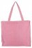 Modna Torba Na Zakupy firmy Hernan HB1372-L Różowa/Biała