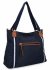 Torebka Damska Shopper Bag firmy Hernan 6815 Granatowa