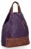 Uniwersalny Plecak Damski firmy Herisson 1552H2023-51 Ciemno Fioletowy