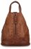 Miejski Plecaczek Damski firmy Herisson 15-2B319 Rudy