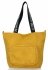 Roberto Ricci Firmowe Torebki Damskie Shopper w rozmiarze XL Musztarda
