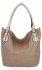 Uniwersalna Torebka Damska XL firmy Hernan HB0388 Ciemno Beżowa