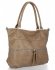 BEE BAG Uniwersalna Torebka Damska XL Ellie Ciemno Beżowa