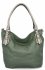 Uniwersalna Torebka Damska XL firmy Hernan HB0388 Jasno Zielona/Beżowa
