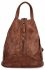 Miejski Plecaczek Damski firmy Herisson 15-2B319 Brązowy