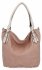 Uniwersalna Torebka Damska XL firmy Hernan HB0388 Pudrowy Róż