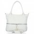 BEE BAG Uniwersalna Torebka Damska XL Ellie Biała
