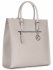 Elegancka Torba Skórzana VITTORIA GOTTI Jasno Szara