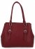 Klasyczna Torebka Damska 2 Komory firmy Herisson 1602L2106 Bordowa