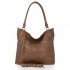 Uniwersalne Torebki Damskie Herisson Shopper Bag Ciemno Beżowa