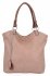 Torebka Uniwersalna Shopper Bag Hernan HB0150 Pudrowy Róż/Brudny Róż