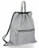 BEE BAG Torebka Damska Worek typu Shopper Bag Beatrice Jasno Szara