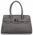 Torebka Damska Kuferek 2 Komory firmy Herisson 20R533 Szara