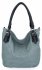 Uniwersalna Torebka Damska XL firmy Hernan HB0388 Błękitna