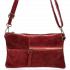 Uniwersalna Listonoszka Skórzana firmy Vittoria Gotti Bordowa