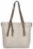 Uniwersalna Torebka Damska XL Shopper Bag firmy Hernan HB0213-1 Beżowa/Ziemista