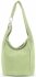 Vittoria Gotti Made in Italy Firmowa Torebka Skórzana do noszenia na co dzień Jasno Zielona