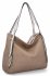 Uniwersalna Torebka Damska firmy Hernan HB0360 Ciemno Beżowa