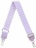 Modny Pasek Do Torebki Pepitka PA011 Jasno Fioletowy