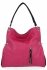 Uniwersalna Torebka Damska Shopper Bag XL firmy Hernan HB0170 Fuksjowa